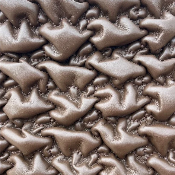 Sondra Roberts | Chocolate Brown Quilted Hobo Bag - Picture 4 of 15